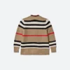 Stripe Cashmere Cardigan - Image 2